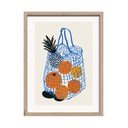 Печатна картина с включена рамка 30x40 cm Summer Fruit – Styler