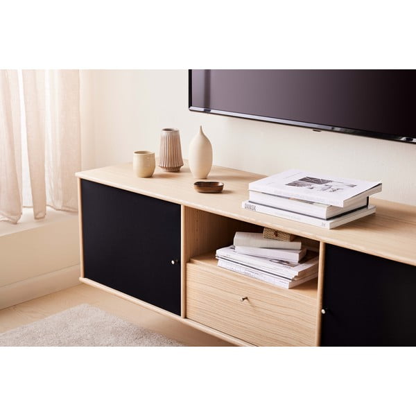 Масичка за телевизор, облицована с дъб Mistral 232 - Hammel Furniture-image-1