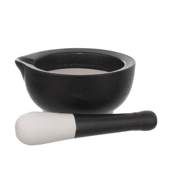 Порцеланово хаванче за чесън Black - Orion-image-1