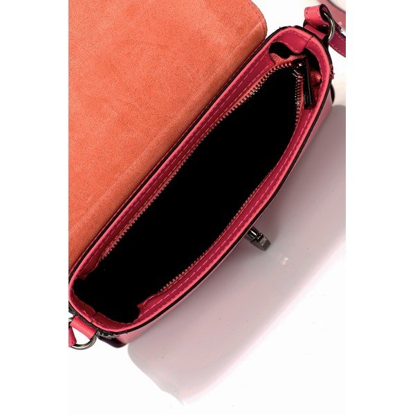 Оранжева кожена чанта Gigi - Giulia Massari-image-2