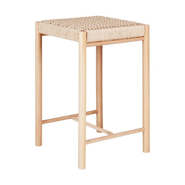 Бар стол от тополова дървесина в естествен цвят 66,5 cm Abano - House Nordic