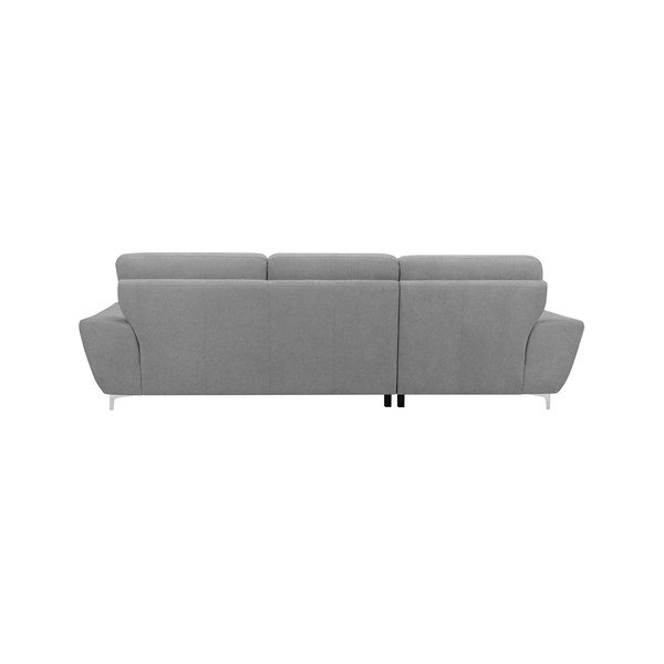 Světle šedá rozkládací rohová pohovka Windsor & Co Sofas Omega, pravý roh-image-2