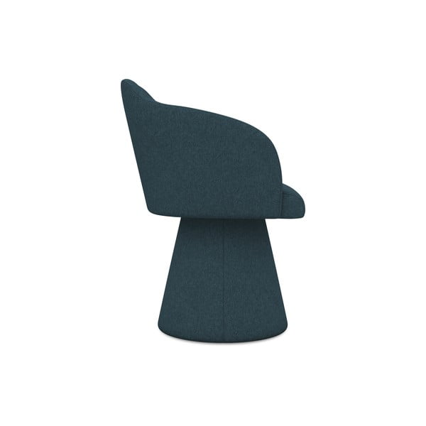 Тапициран трапезен стол в петролен цвят Kanoa – Makamii-image-2