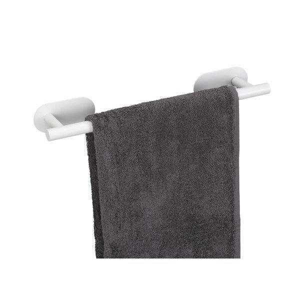 Бяла самозалепваща поставка за кърпи от неръждаема стомана Orea Uno – Wenko-image-4