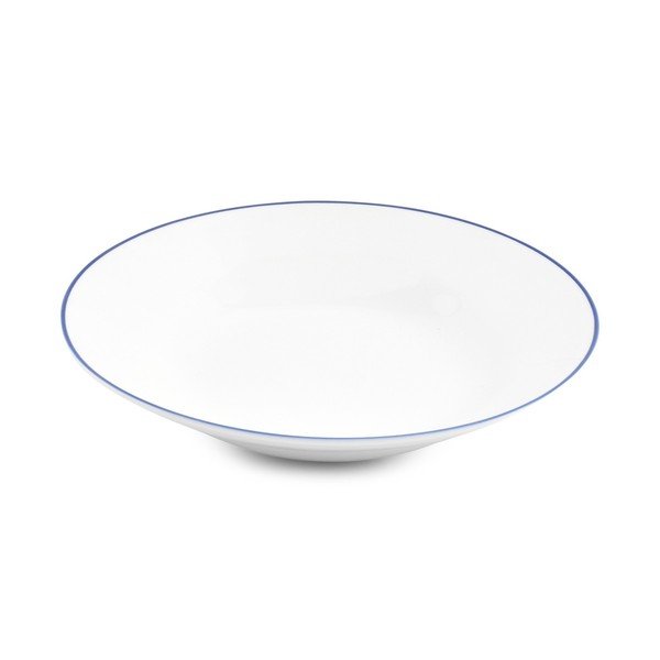 Бяла супена порцеланова чиния ø 23 cm Basic White – BonBistro-image-1