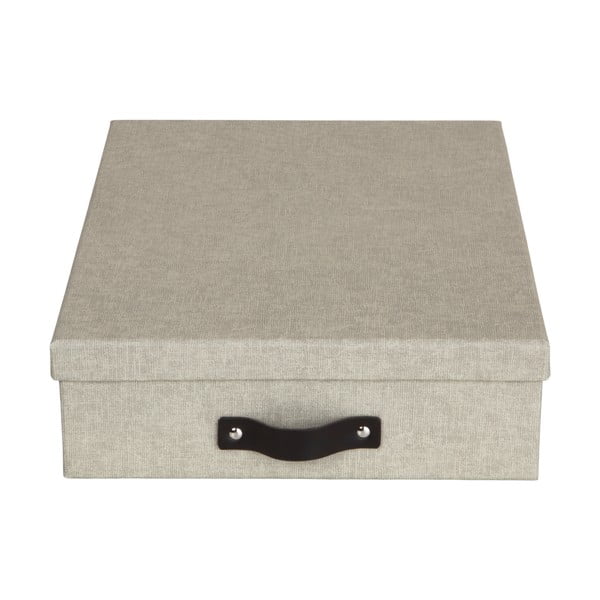 Бежова кутия за съхранение Oskar - Bigso Box of Sweden-image-3