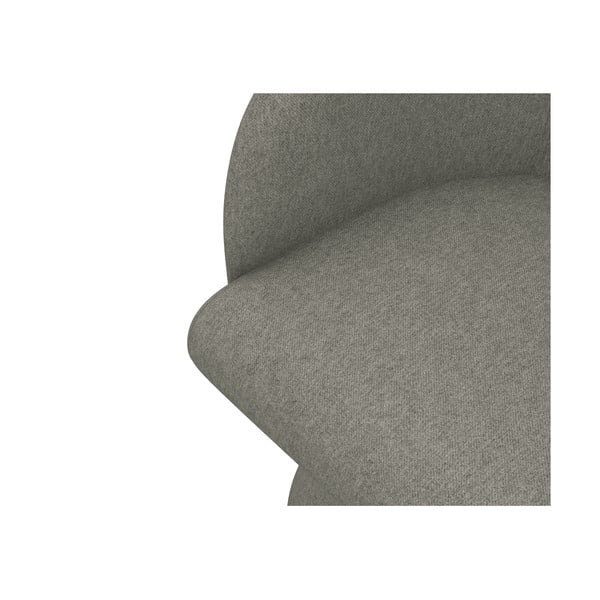 Сив тапициран трапезен стол Kanoa – Makamii-image-4