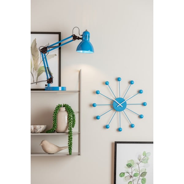 Светлосиня настолна лампа с метален абажур (височина 52 cm) Funky Hobby – Leitmotiv-image-1