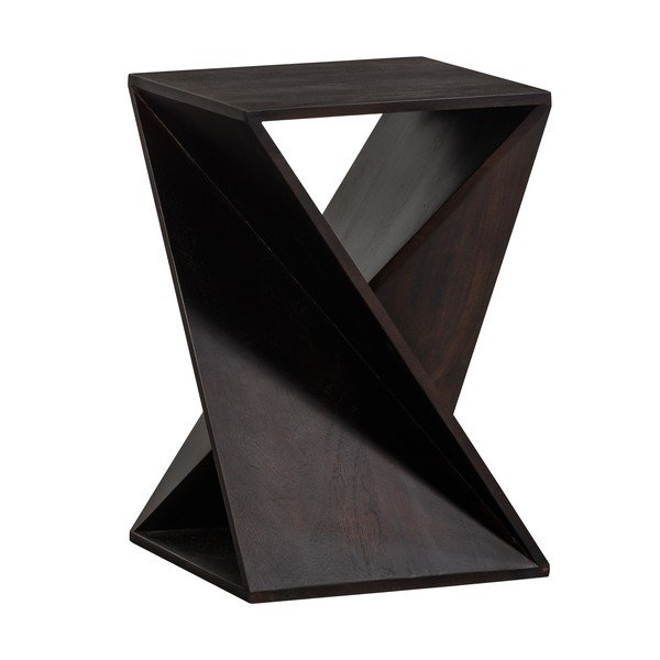 Странична масичка от масивна акация 41x41 cm Ikem – WOOOD