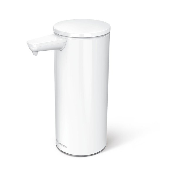 Бял безконтактен стоманен дозатор за сапун 266 ml - simplehuman-image-4