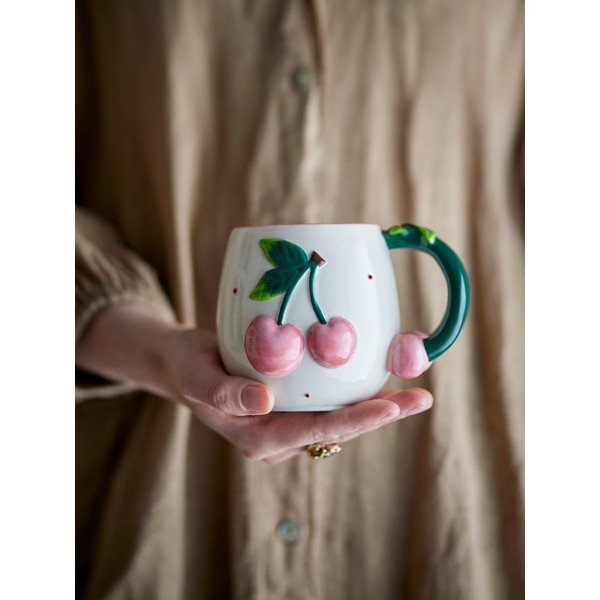 Кремава керамична чаша 420 ml Berrie – Bloomingville-image-2