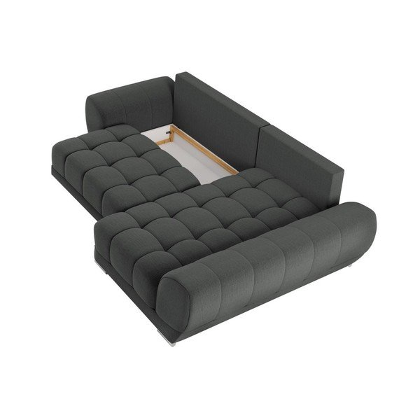 Тъмно сив разтегателен диван Cloudlet, десен ъгъл - Windsor & Co Sofas-image-4