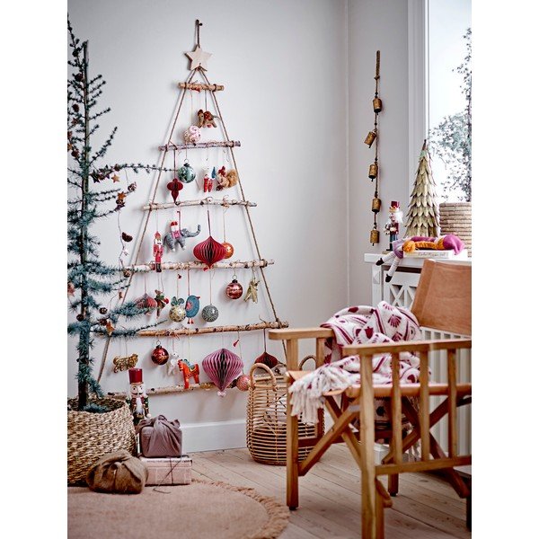 Стъклени коледни орнаменти в комплект от 2 Loba - Bloomingville-image-1