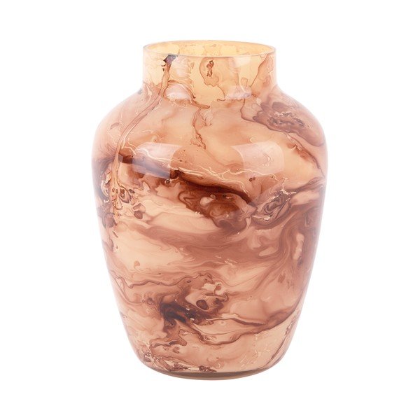 Кафява стъклена ваза Blended - PT LIVING-image-3