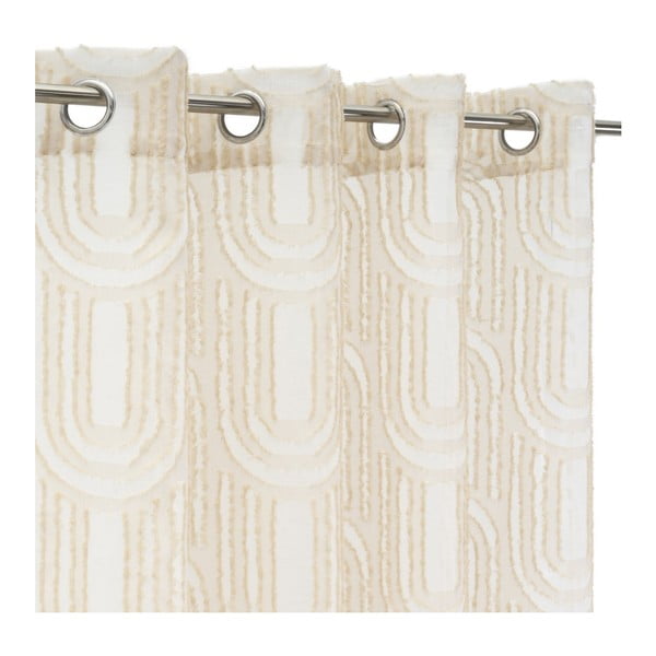 Бежова завеса 140x260 cm Relief Arch – Casa Selección-image-2