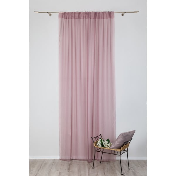 Розова завеса 140x245 cm Voile - Mendola Fabrics