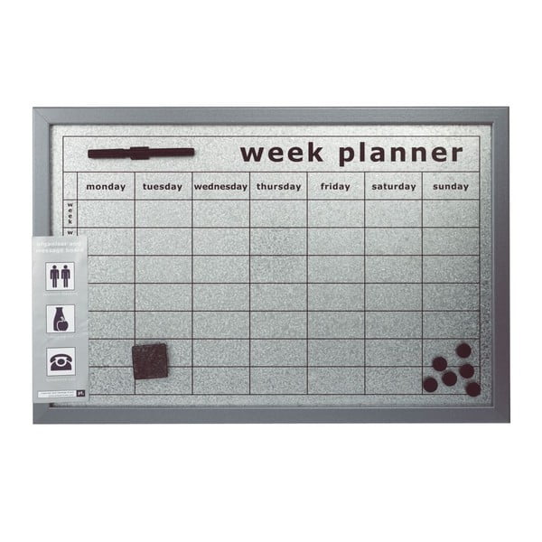 Magnetická tabule Week Planner