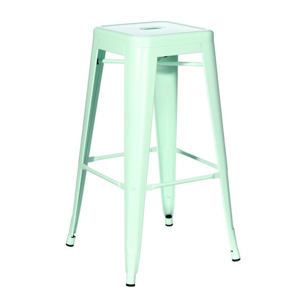 Zelená barová stolička Ixia Dallas Industrial
