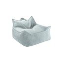 Детски пуф от рипсено кадифе в цвят мента Chair – Wigiwama