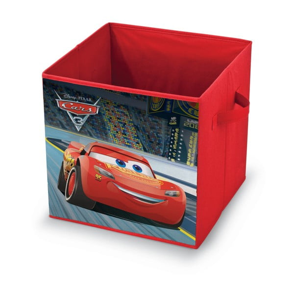Červený úložný box Domopak Living Cars