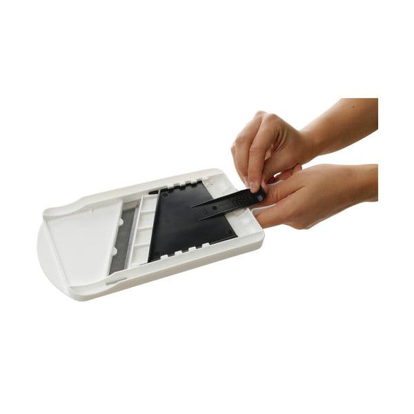 Бяло-черна регулируема машина за рязане на зеленчуци Food & More - Fackelmann-image-3