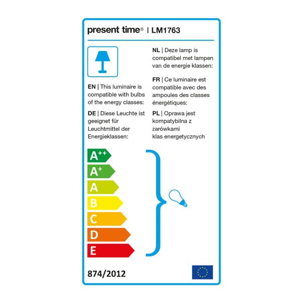 Бяла настолна лампа Bonnet - Leitmotiv-image-1