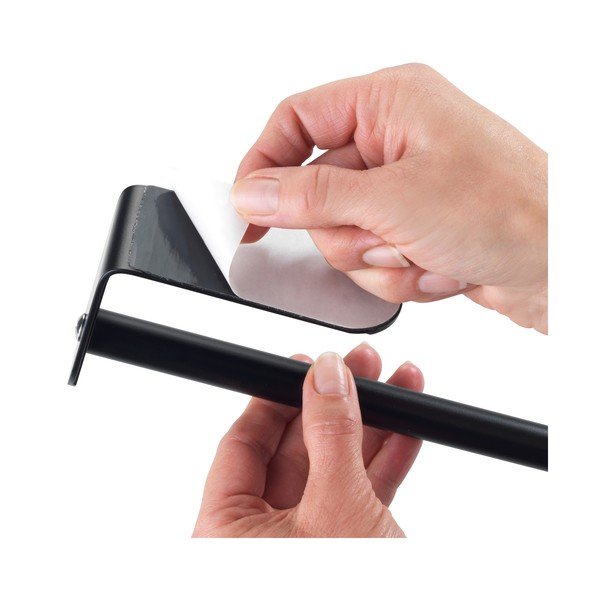 Черна стойка за стена за кухненски кърпи Nio - Wenko-image-3