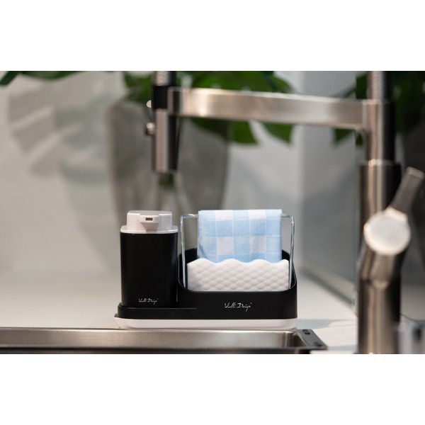 Черен комплект за миене на съдове - Vialli Design-image-1