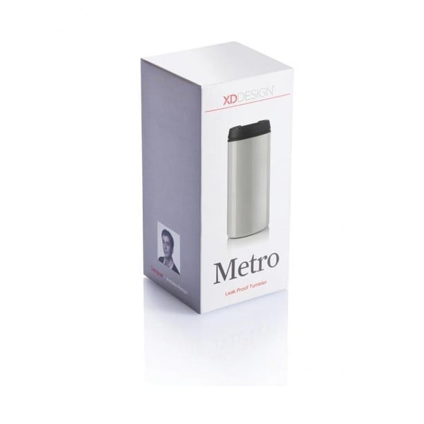 Бяла термочаша XD Design Metro, 300 ml - XD Design-image-1