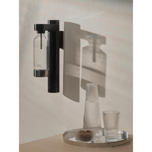 Черна машина за газирани напитки от неръждаема стомана Brus – Stelton-image-1