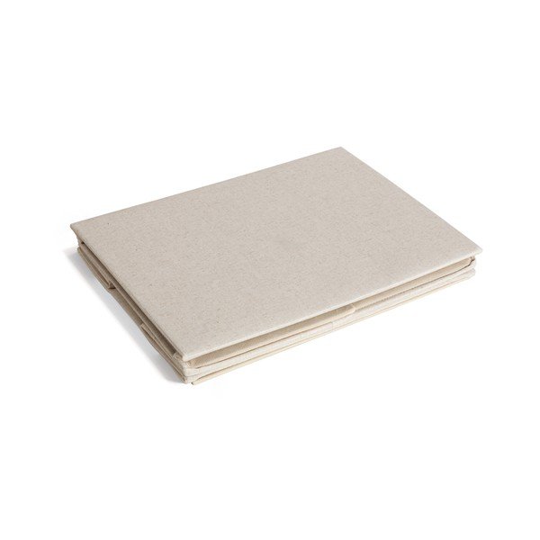 Бежова текстилна кутия за съхранение с капак 36x46x25 cm Soft Storage Large – Bigso-image-4