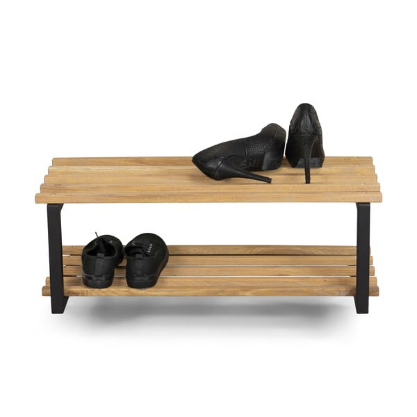 Черен метален шкаф за обувки Marco - Spinder Design