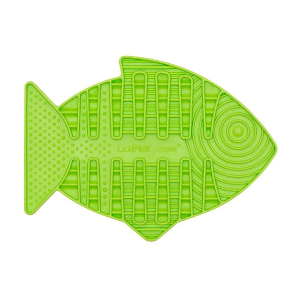 Подложка за облизване за котки Casper Green - LickiMat-image-1