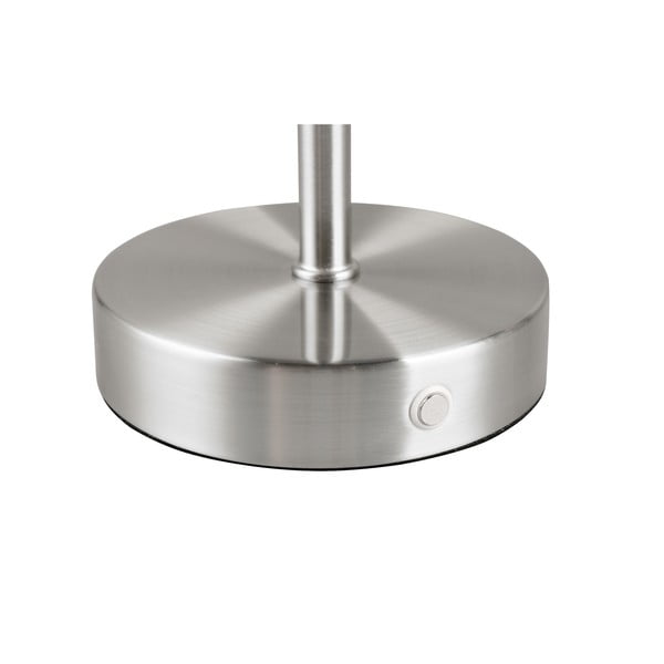 LED настолна лампа с възможност за димиране в сребристо (височина 30 cm) Jeff - Reality-image-3