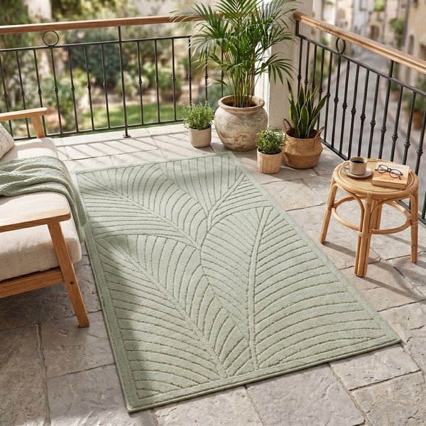 Зелена пътека за открито и закрито 80x250 cm Nova 1203 – Ayyildiz Carpets-image-1