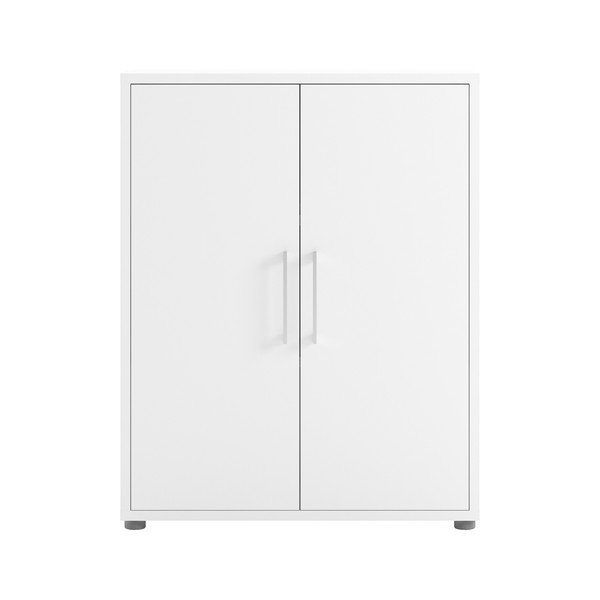 Бяла модулна библиотека 89x113 cm Prima – Tvilum-image-2