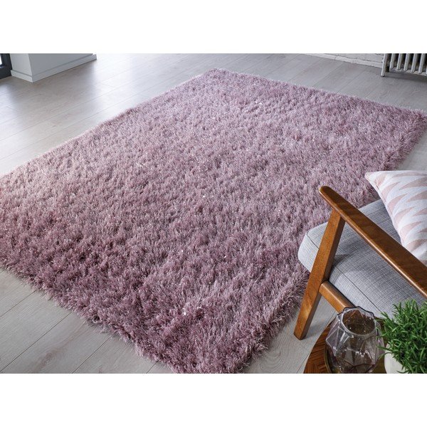 Лилав килим Dazzle Mauve, 120 x 170 cm - Flair Rugs-image-1