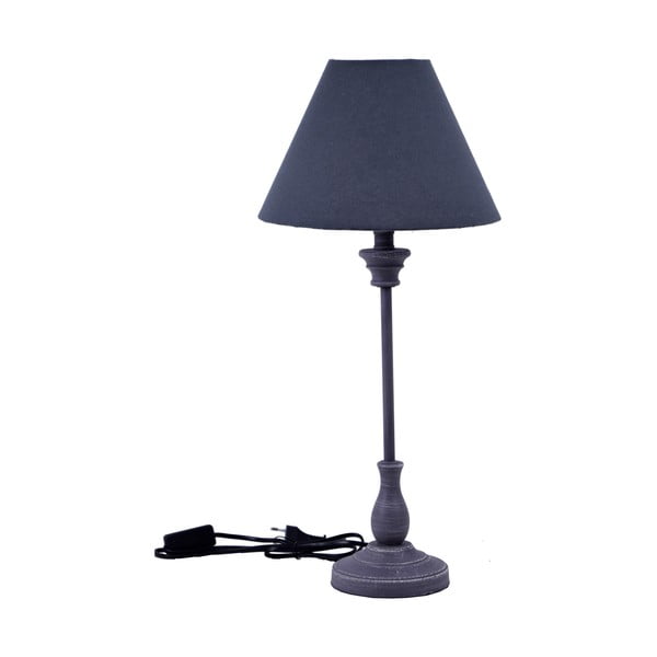 Тъмно сива лампа , височина 59,5 cm - Ego Dekor