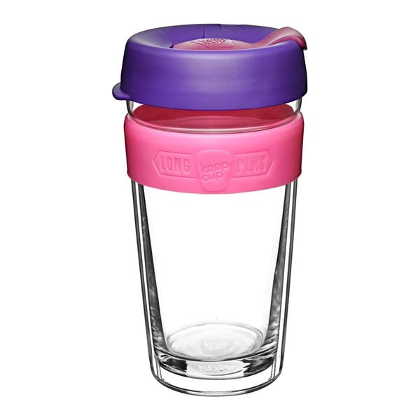 LongPlay Bloom чаша за пътуване с капак, 454 ml - KeepCup