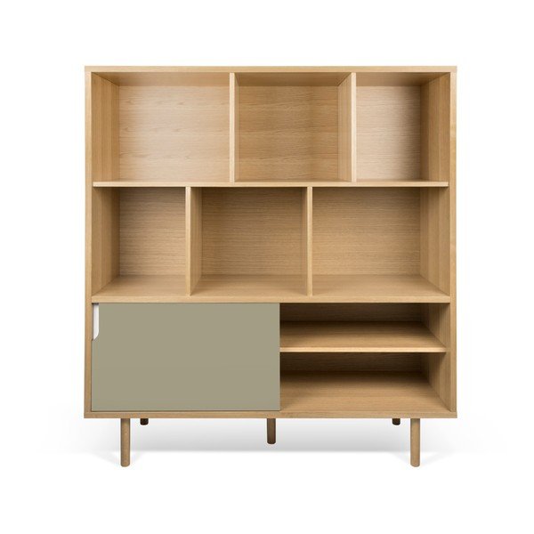 Bílo-šedá skříň TemaHome Dann Oak-image-2