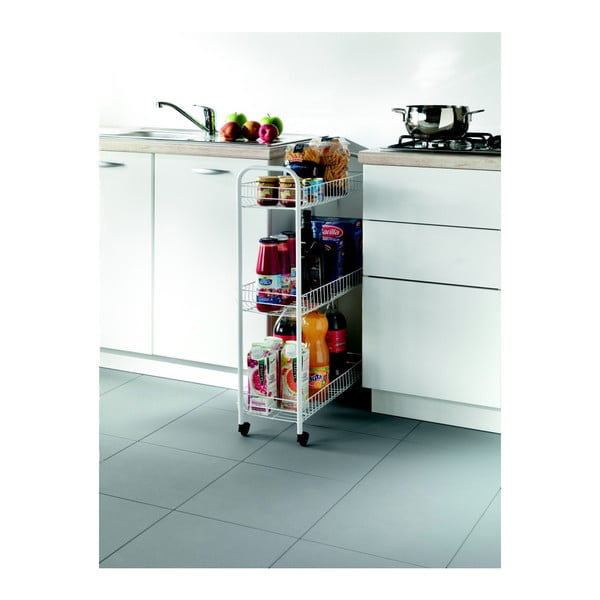 Триетажна подвижна стойка за баня , 23 x 84 cm Laundry - Metaltex-image-2