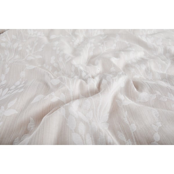 Бежово единично  спално бельо от жакард 140x200 cm Boston – My House-image-2