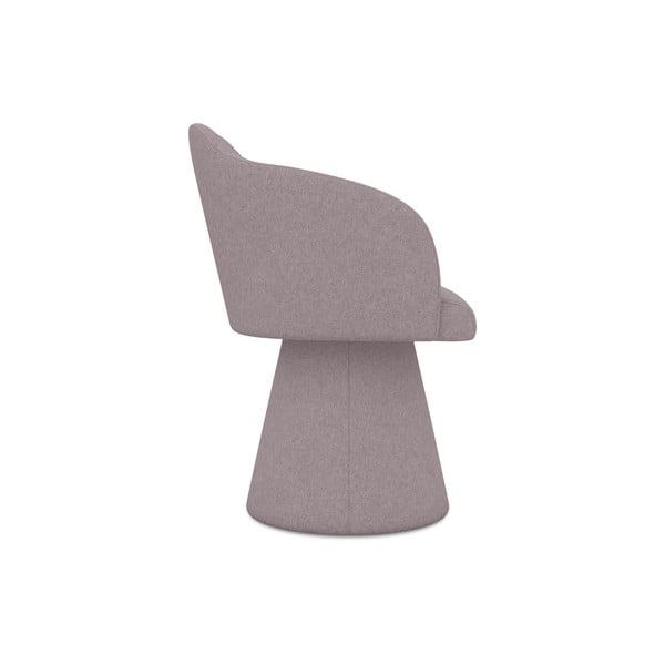 Тапициран трапезен стол в цвят лавандула Kanoa – Makamii-image-2