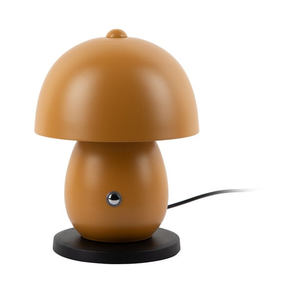 LED настолна лампа в цвят жълта охра с метален абажур (височина 18 cm) Mono LED – Leitmotiv