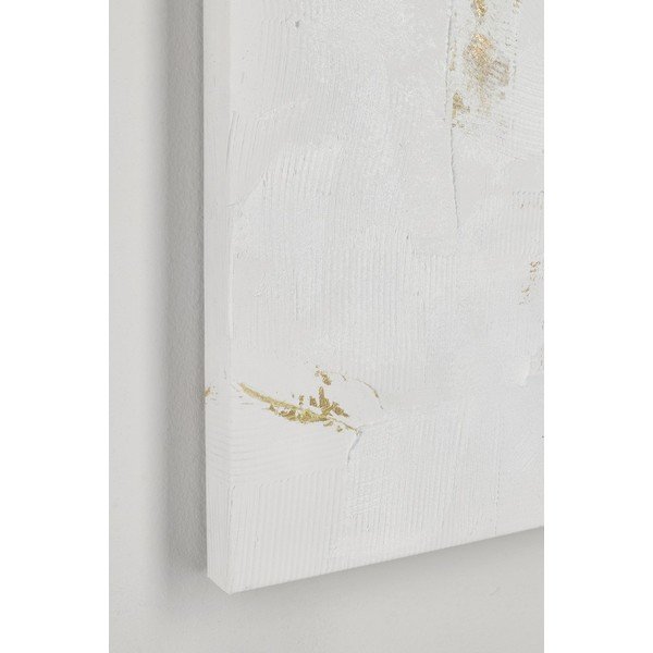 Печатна/с ръчно рисувани елементи върху платно картина 80x80 cm Crown – Bizzotto-image-2