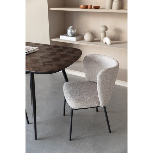 Трапезна маса от масивно тиково дърво 90x180 cm Webster – White Label-image-2