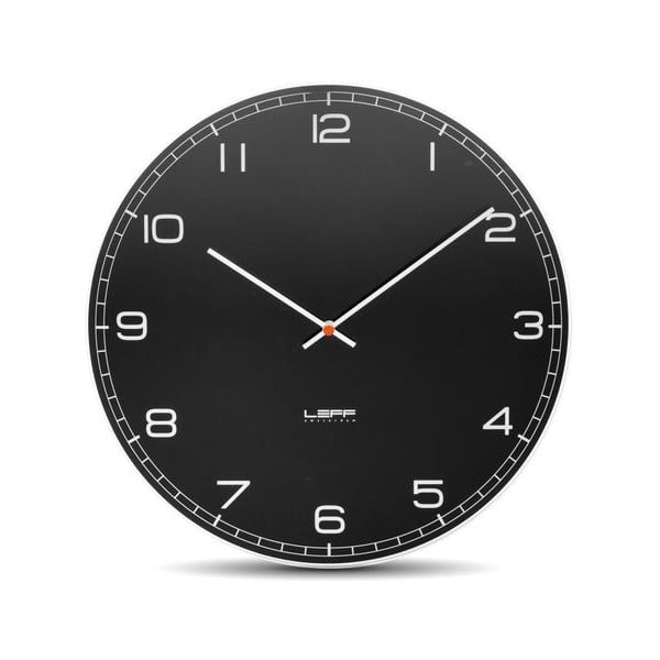 Skleněné nástěnné hodiny Arabic, 45 cm