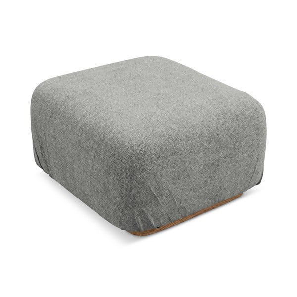 Сива модулна табуретка от букле Ailani – Makamii-image-2