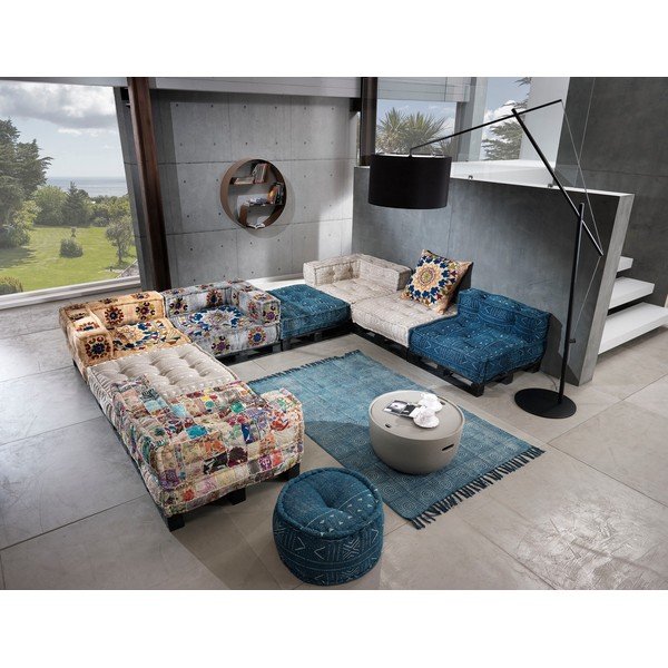 Бяло-бежов модул за диван (променлив) Yara – Tomasucci-image-1