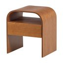 Нощно шкафче с рафтове в естествен цвят Momo – WOOOD